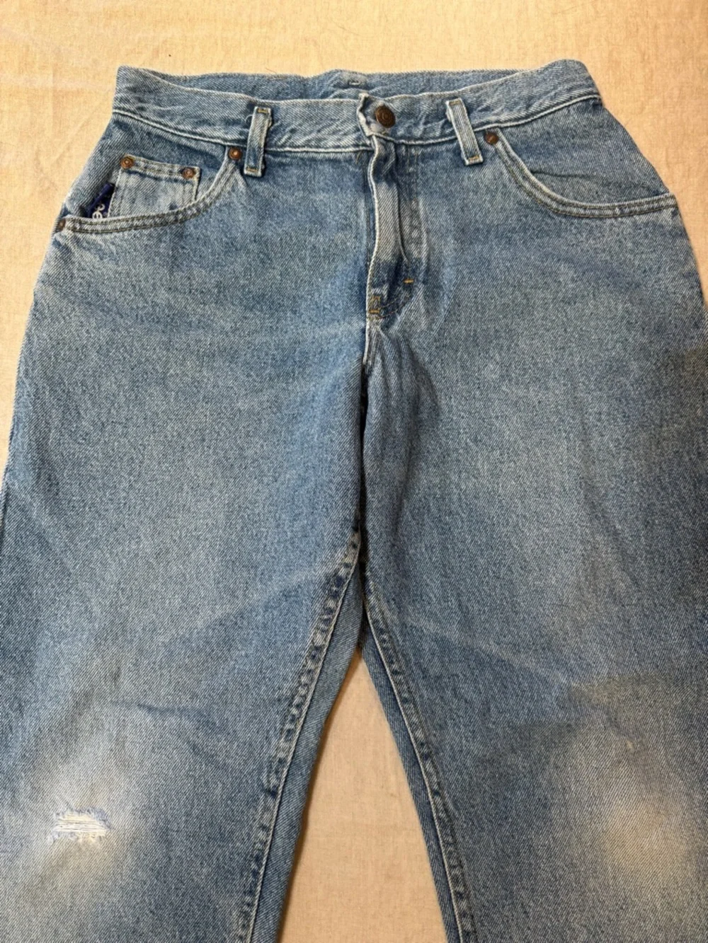 Vintage Y2K Lee Jeans High Rise Tapered Straight Cropped Denim Size 27